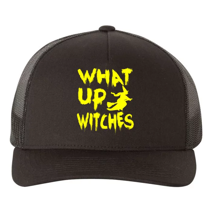 What Up Witches Yupoong Adult 5-Panel Trucker Hat