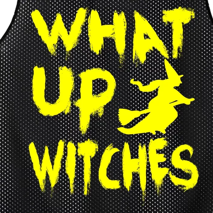 What Up Witches Mesh Reversible Basketball Jersey Tank