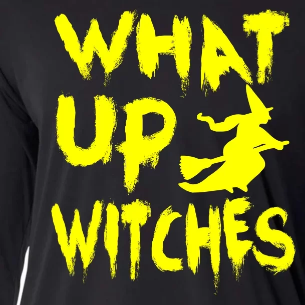 What Up Witches Cooling Performance Long Sleeve Crew