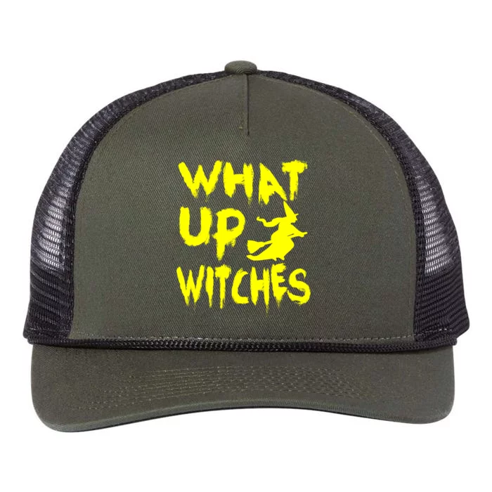 What Up Witches Retro Rope Trucker Hat Cap