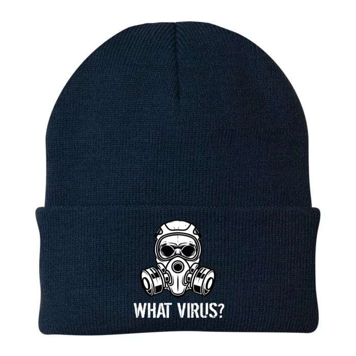 What Virus Funny Gas Mask Knit Cap Winter Beanie