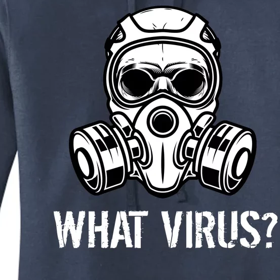 What Virus Funny Gas Mask Women's Pullover Hoodie