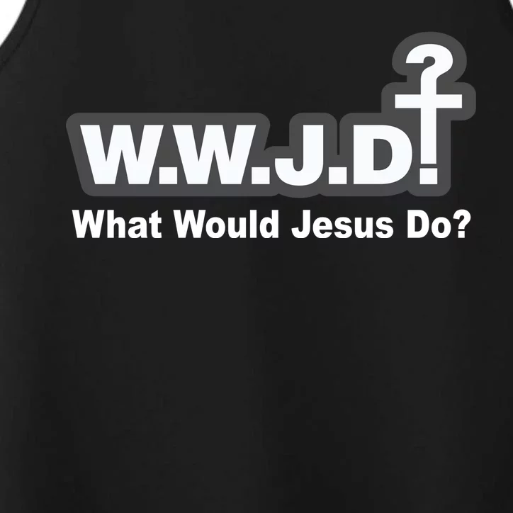 What Would Jesus Do WWJD? Performance Tank