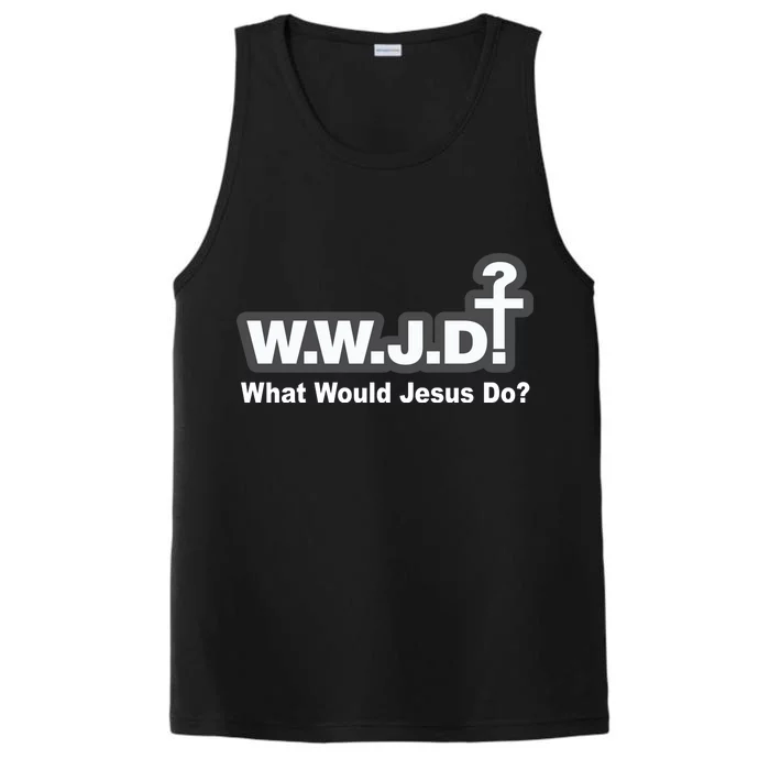 What Would Jesus Do WWJD? Performance Tank