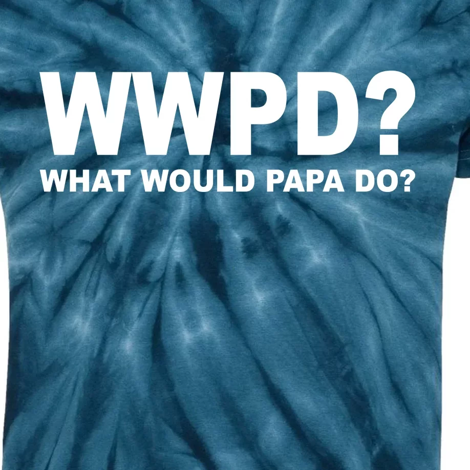 What Would Papa Do? WWPD Kids Tie-Dye T-Shirt