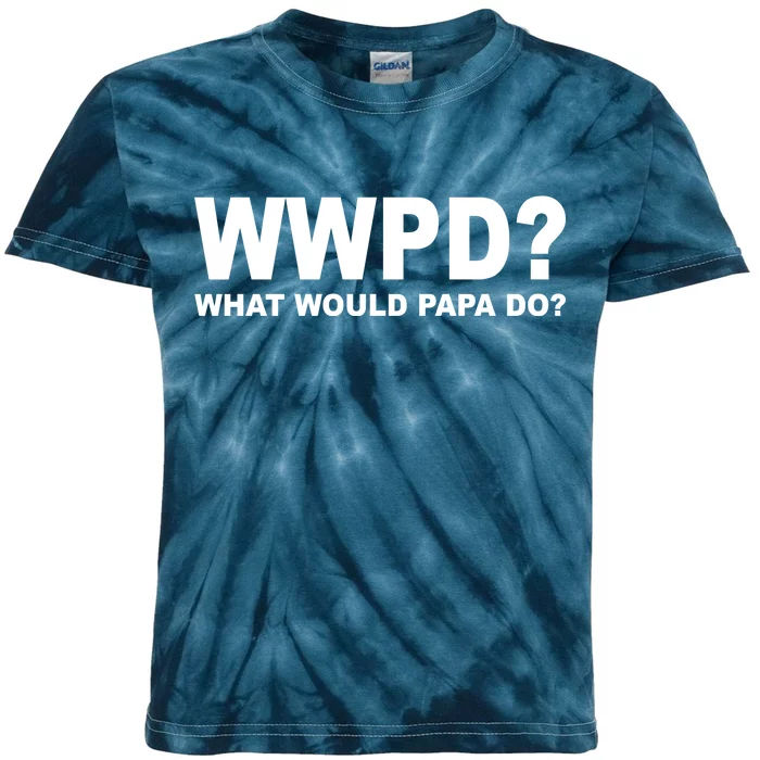 What Would Papa Do? WWPD Kids Tie-Dye T-Shirt