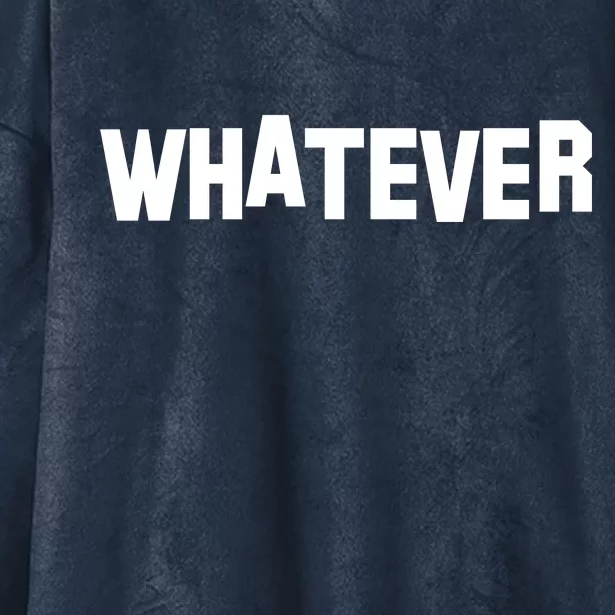 Whatever Hooded Wearable Blanket