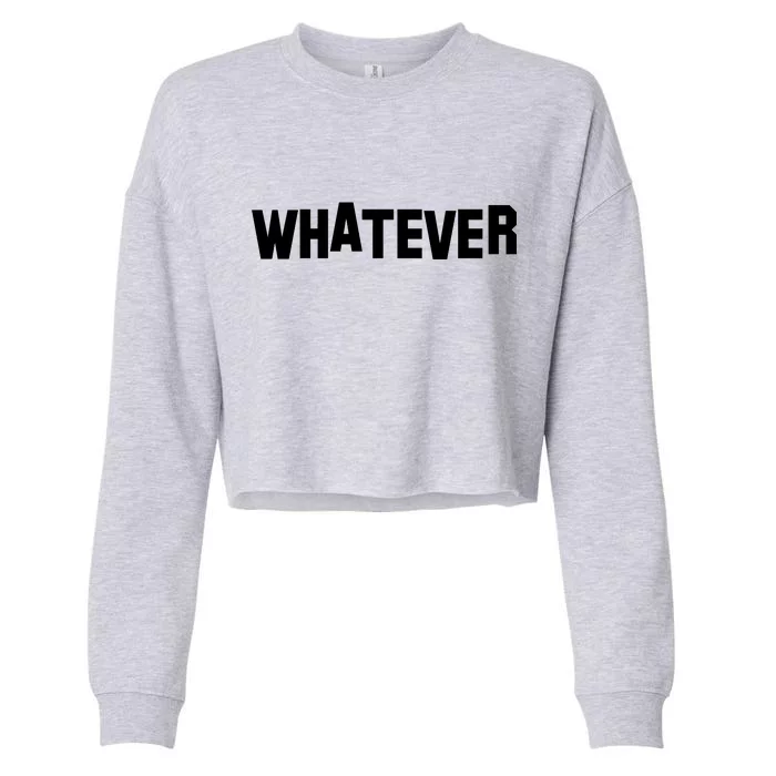 Whatever Cropped Pullover Crew