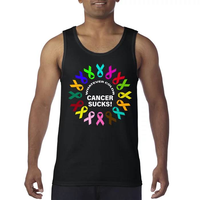 Whatever Color Cancer Sucks! Tank Top