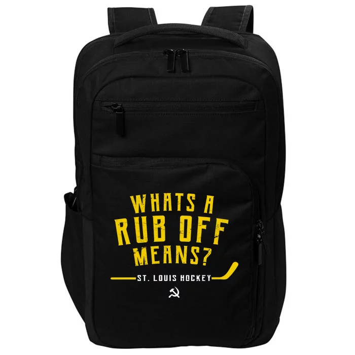 What's a Rub Off Means? Impact Tech Backpack