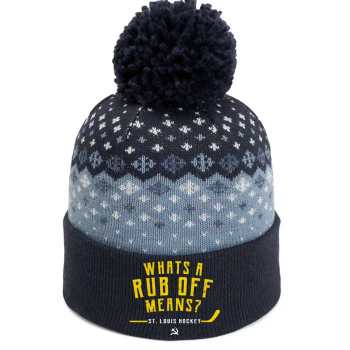 What's a Rub Off Means? The Baniff Cuffed Pom Beanie