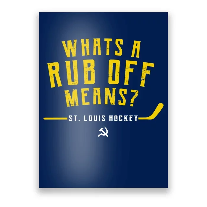 What's a Rub Off Means? Poster