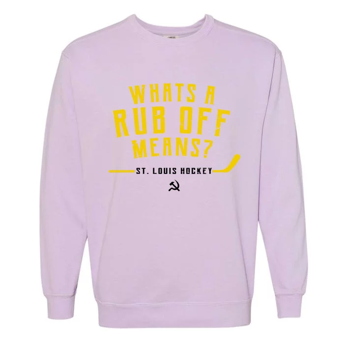 What's a Rub Off Means? Garment-Dyed Sweatshirt