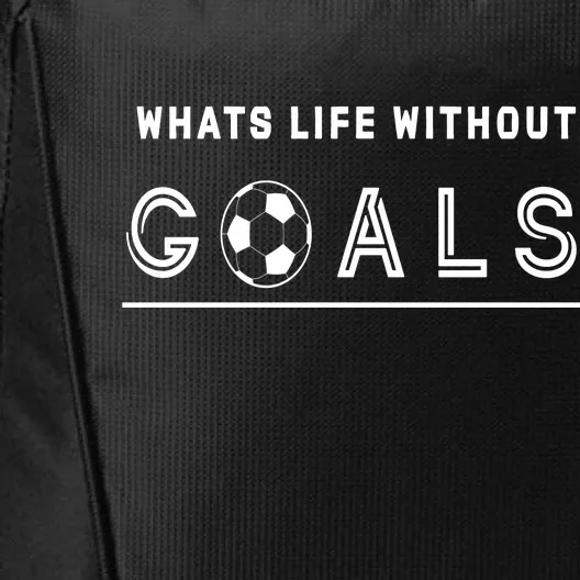 What's Life Without Goals Soccer City Backpack