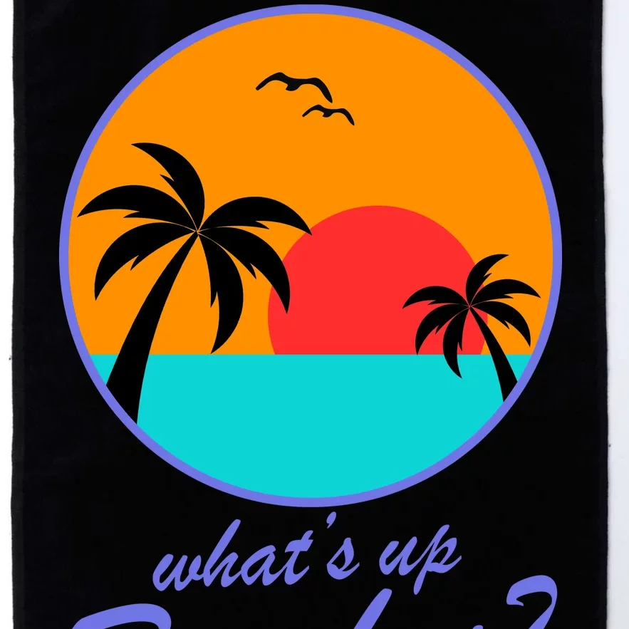 What's Up Beaches? Platinum Collection Golf Towel