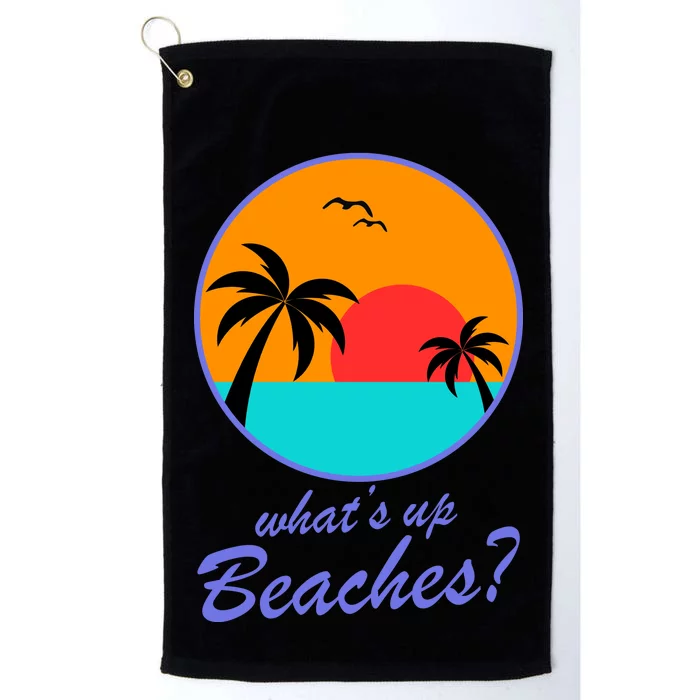 What's Up Beaches? Platinum Collection Golf Towel