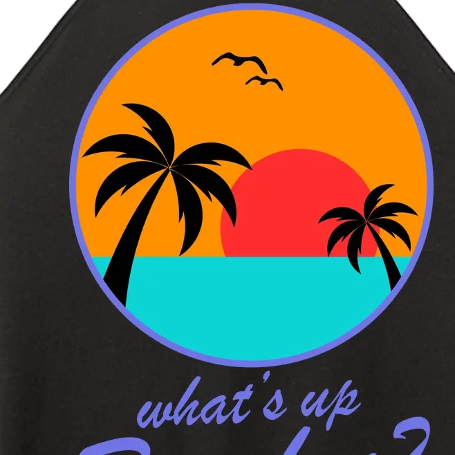 What's Up Beaches? Women’s Perfect Tri Rocker Tank