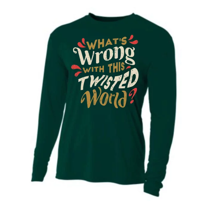 What's Wrong With This Twisted World Cooling Performance Long Sleeve Crew