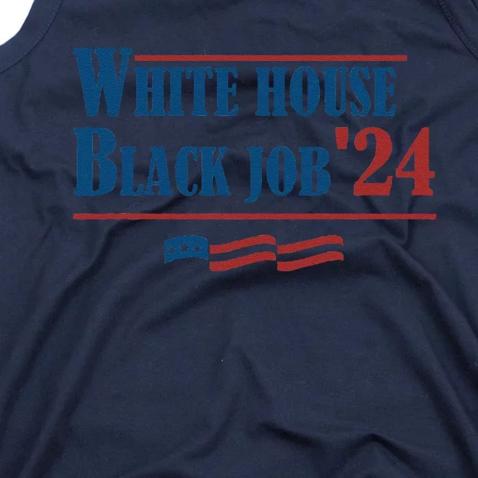 White House Black Job 2024 President Black Job Tank Top