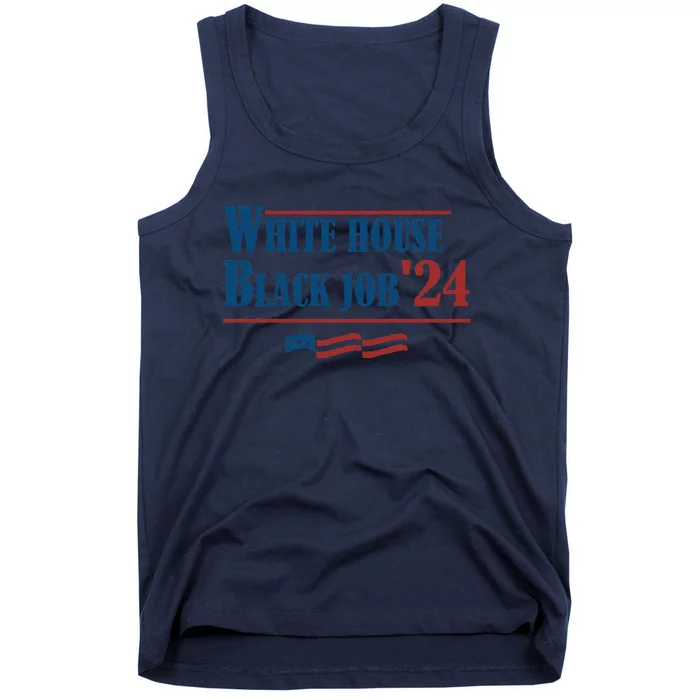 White House Black Job 2024 President Black Job Tank Top