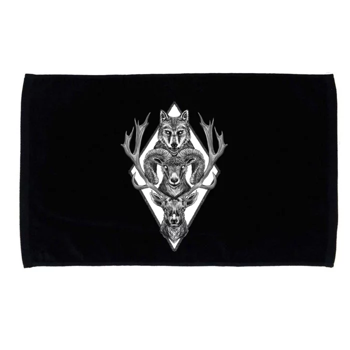 Wolfram Hart (B&Amp;W) Microfiber Hand Towel