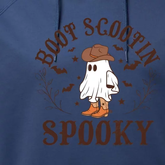 Western Halloween Boot Scoot Spooky Performance Fleece Hoodie