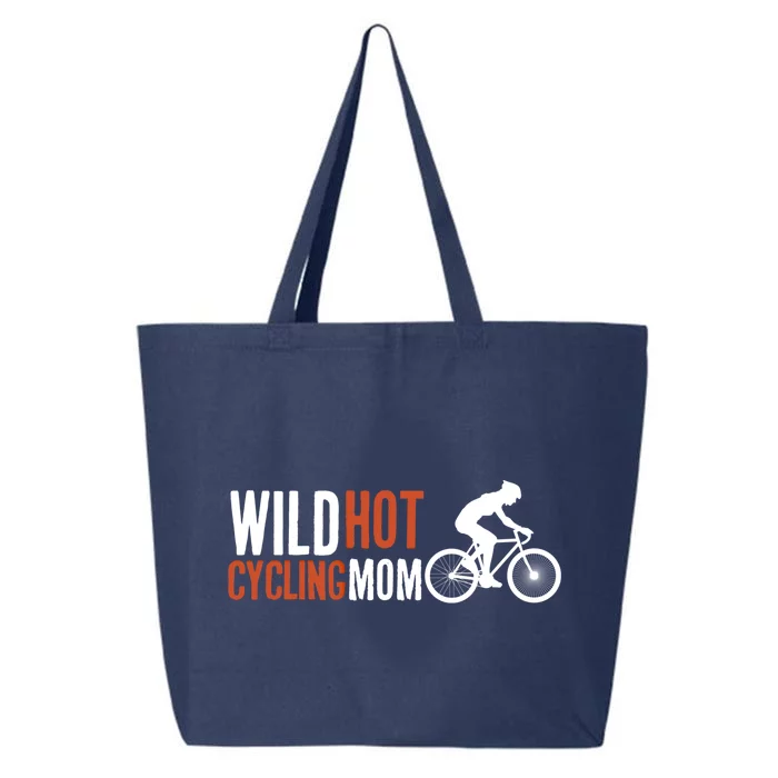 Wild Hot Cycling Mom Cycologist Biking Racing Bicycle Mtb Gift 25L Jumbo Tote