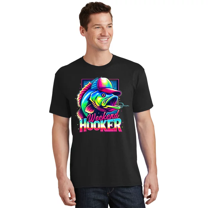 Weekend Hooker Colorful Fishing T-Shirt