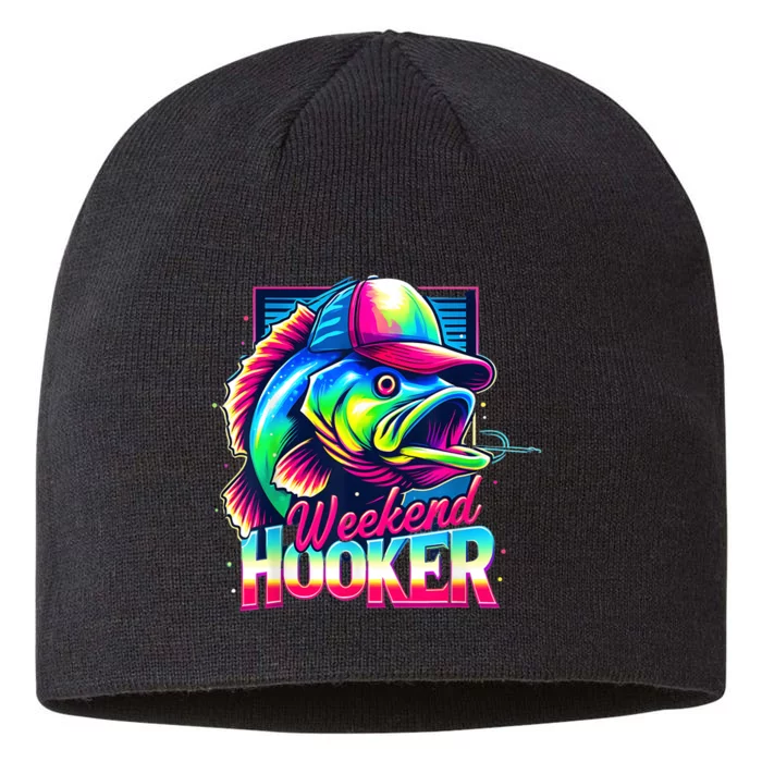 Weekend Hooker Colorful Fishing 8 1/2in Sustainable Knit Beanie