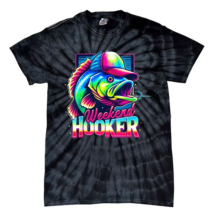 Weekend Hooker Colorful Fishing Tie-Dye T-Shirt