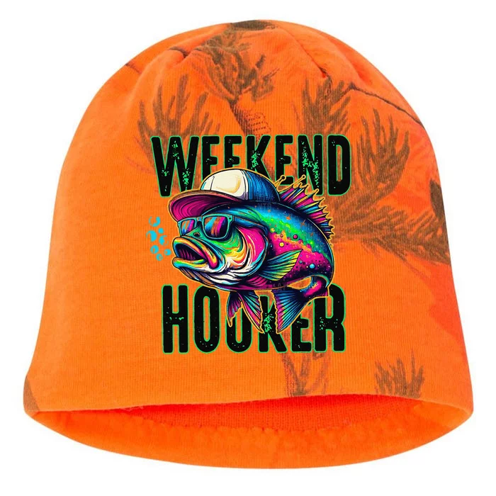 Weekend Hooker Colorful Fishing Kati - Camo Knit Beanie