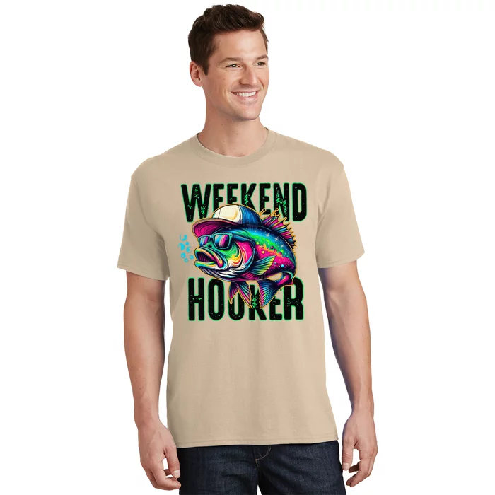 Weekend Hooker Colorful Fishing T-Shirt