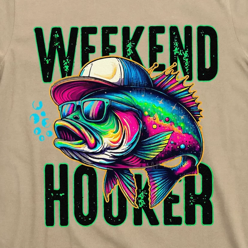 Weekend Hooker Colorful Fishing T-Shirt