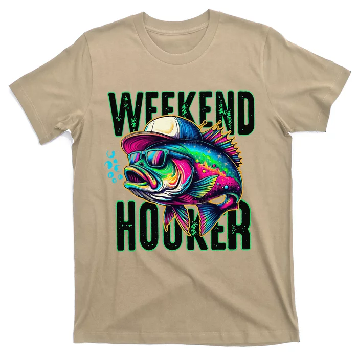 Weekend Hooker Colorful Fishing T-Shirt