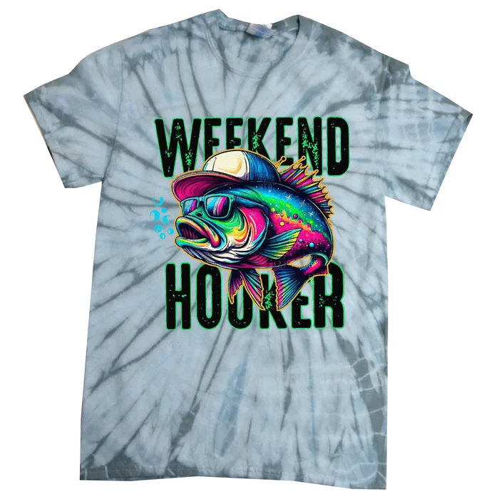 Weekend Hooker Colorful Fishing Tie-Dye T-Shirt