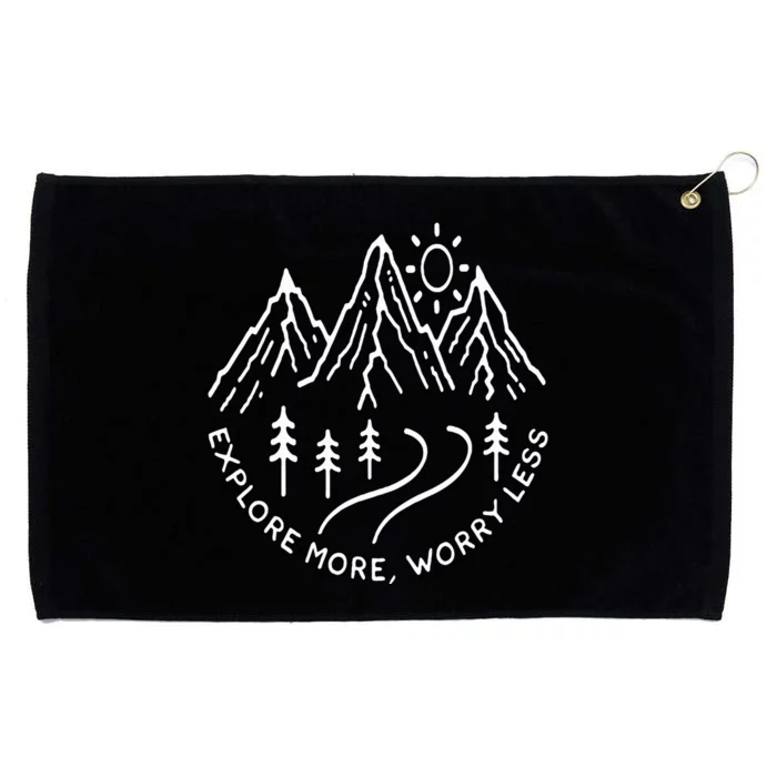 Wildlife Hiking Camping Mountain Travel Adventure Road Trip Grommeted Golf Towel