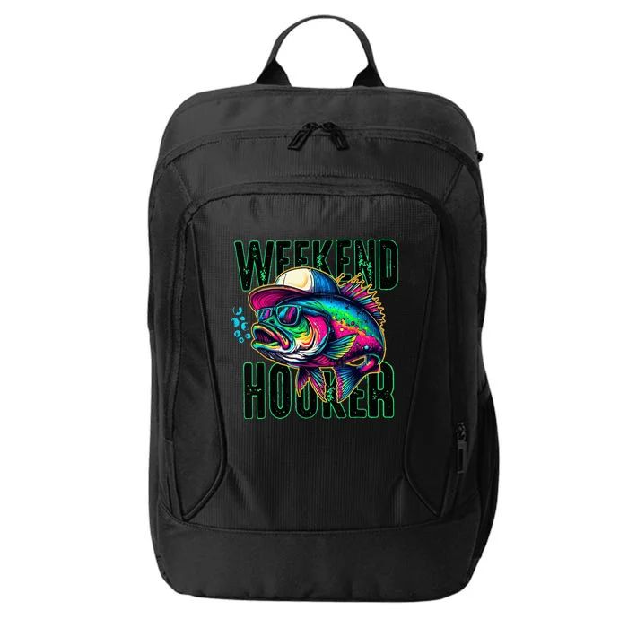 Weekend Hooker Colorful Fishing City Backpack