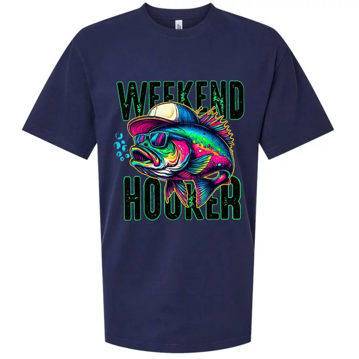 Weekend Hooker Colorful Fishing Sueded Cloud Jersey T-Shirt