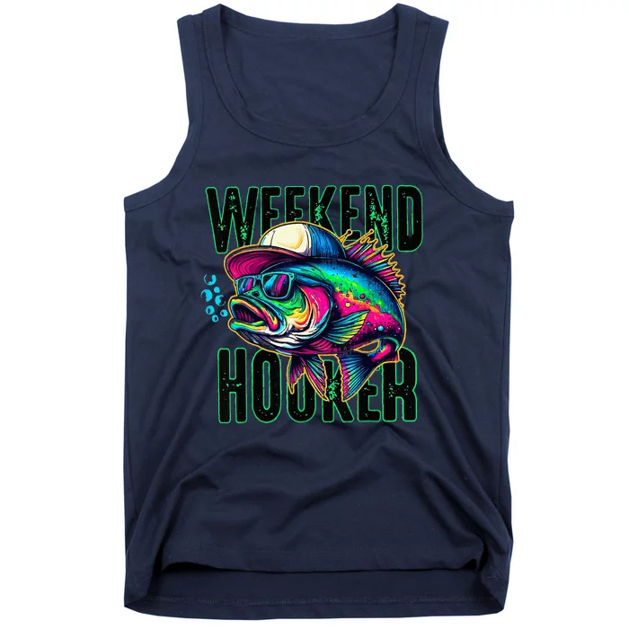 Weekend Hooker Colorful Fishing Tank Top