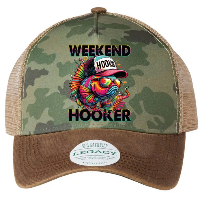 Weekend Hooker Colorful Fishing Legacy Tie Dye Trucker Hat