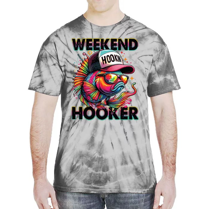 Weekend Hooker Colorful Fishing Tie-Dye T-Shirt