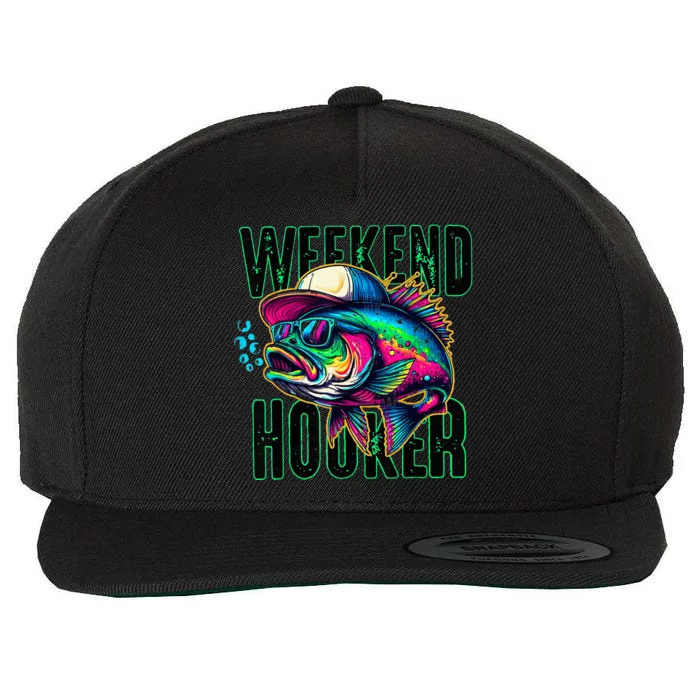 Weekend Hooker Colorful Fishing Wool Snapback Cap