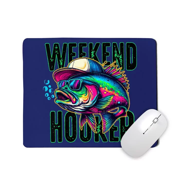 Weekend Hooker Colorful Fishing Mousepad