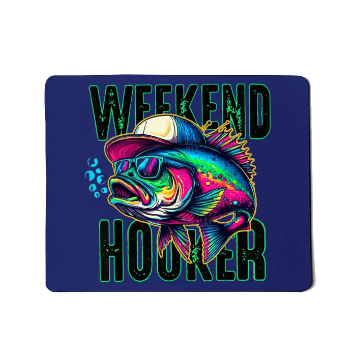 Weekend Hooker Colorful Fishing Mousepad