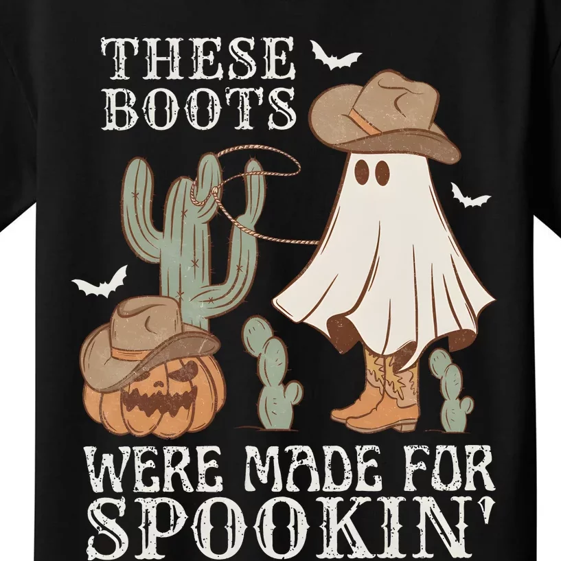 Western Halloween Cowboy Ghost Were Made For Spooking Kids T-Shirt