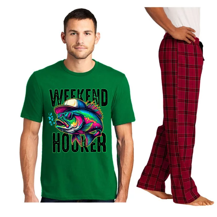 Weekend Hooker Colorful Fishing Pajama Set