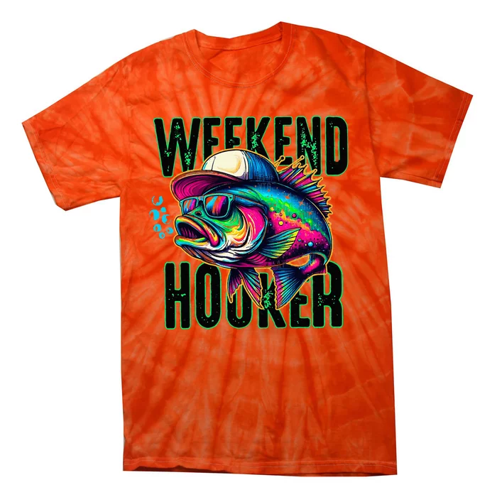 Weekend Hooker Colorful Fishing Tie-Dye T-Shirt