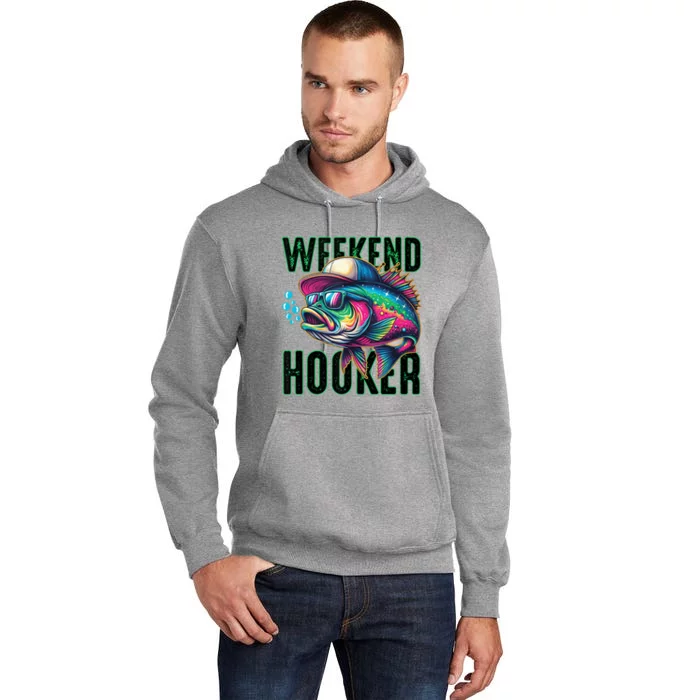 Weekend Hooker Colorful Fishing Tall Hoodie