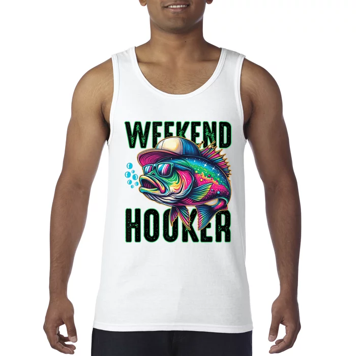 Weekend Hooker Colorful Fishing Tank Top