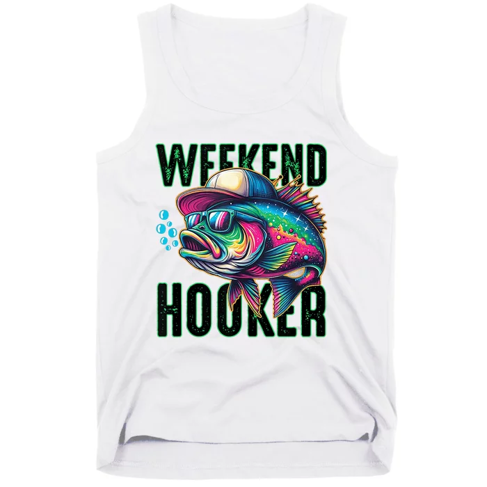 Weekend Hooker Colorful Fishing Tank Top